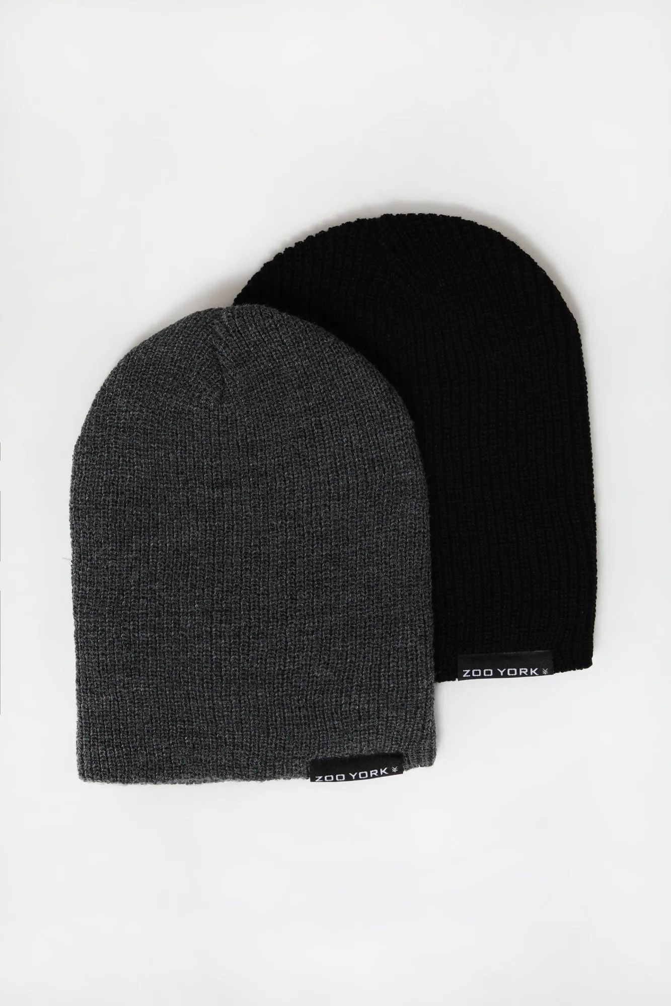 2 Tuques Style Slouchy Zoo York Homme