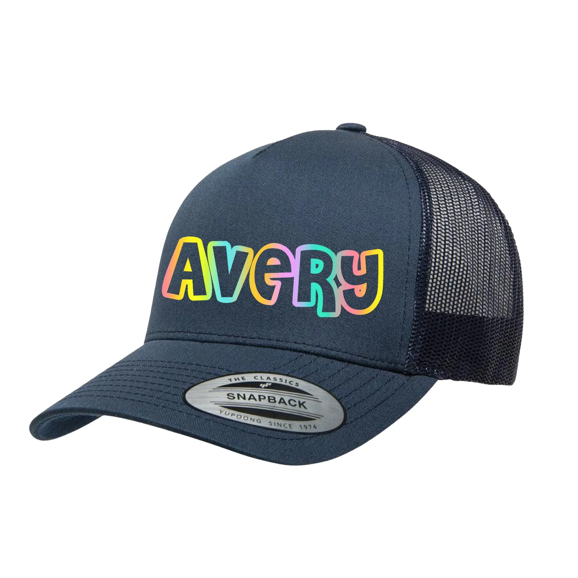 ADULT Personalized Hat - Outline Name