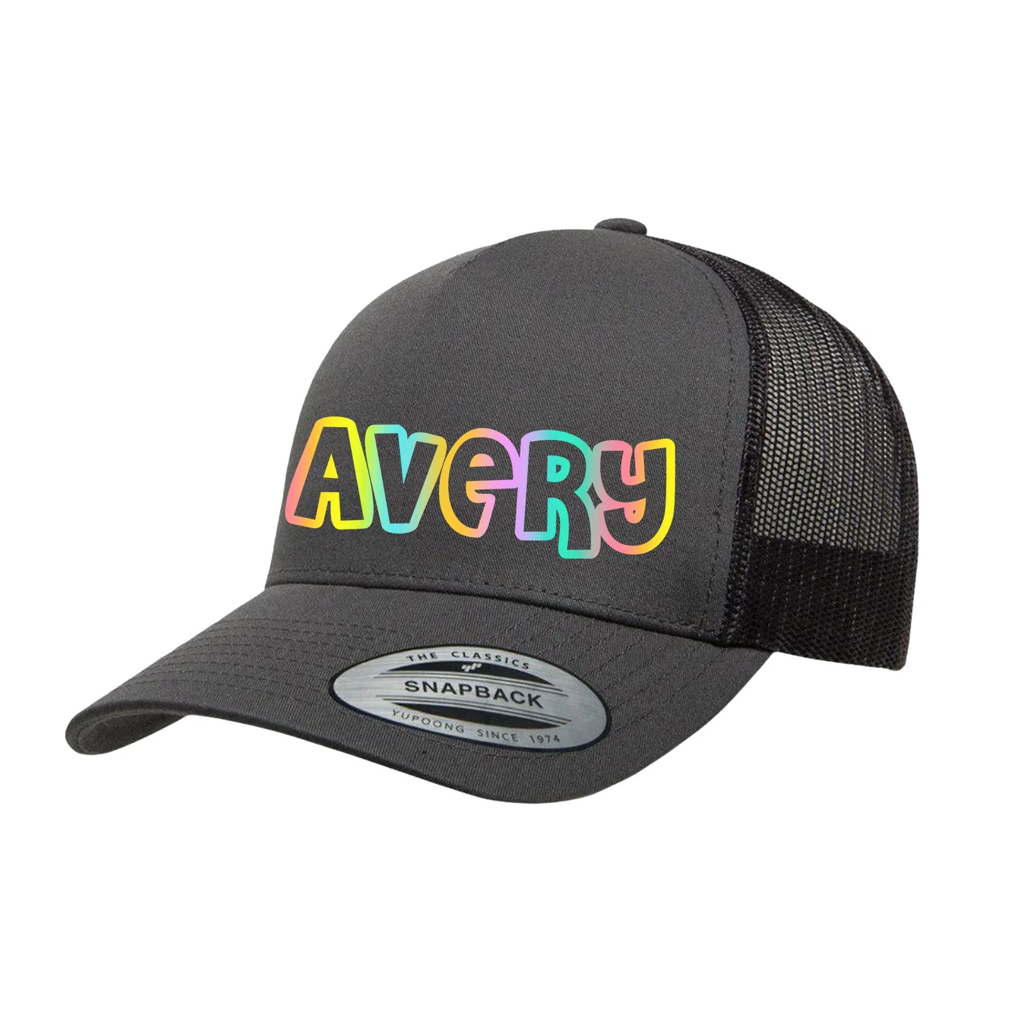 ADULT Personalized Hat - Outline Name