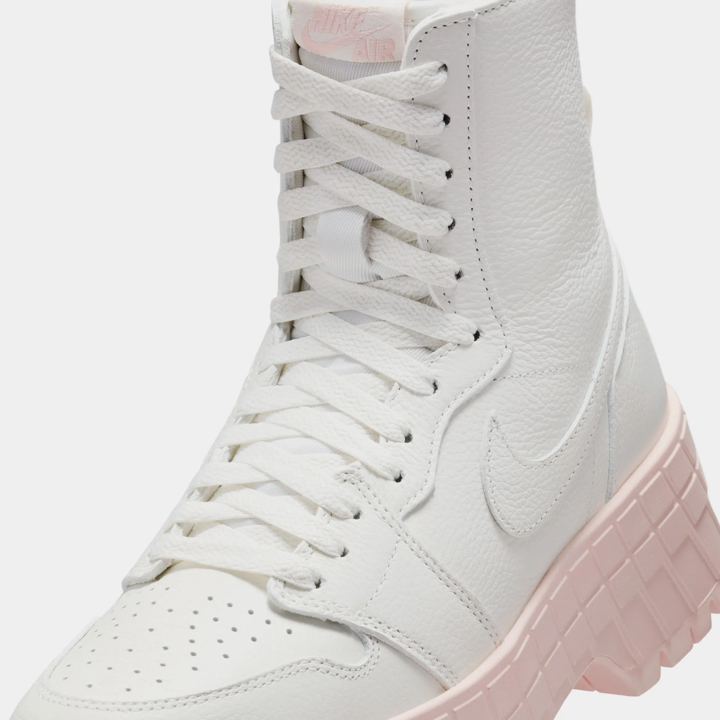 Air Jordan 1 Brooklyn Womens Lifestyle Shoes (Sail/Legend Pink/Sail)