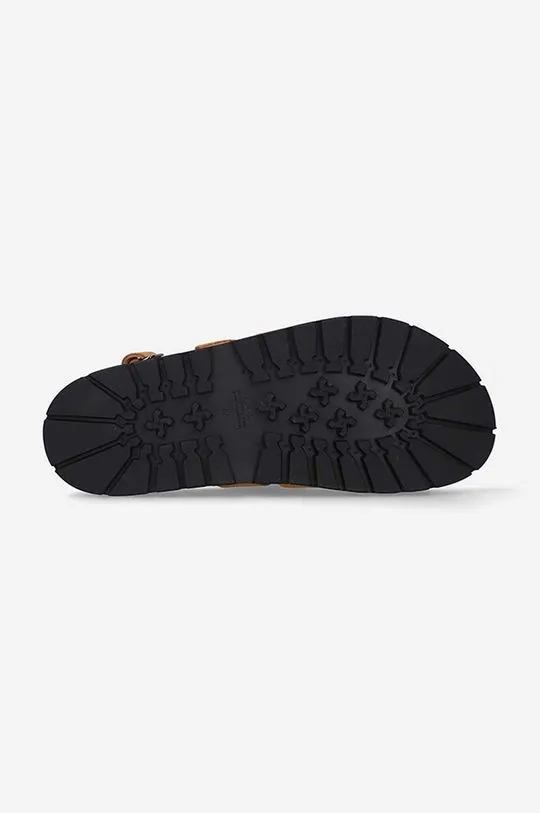 A.P.C. suede sandals Sandales Noe men's brown color