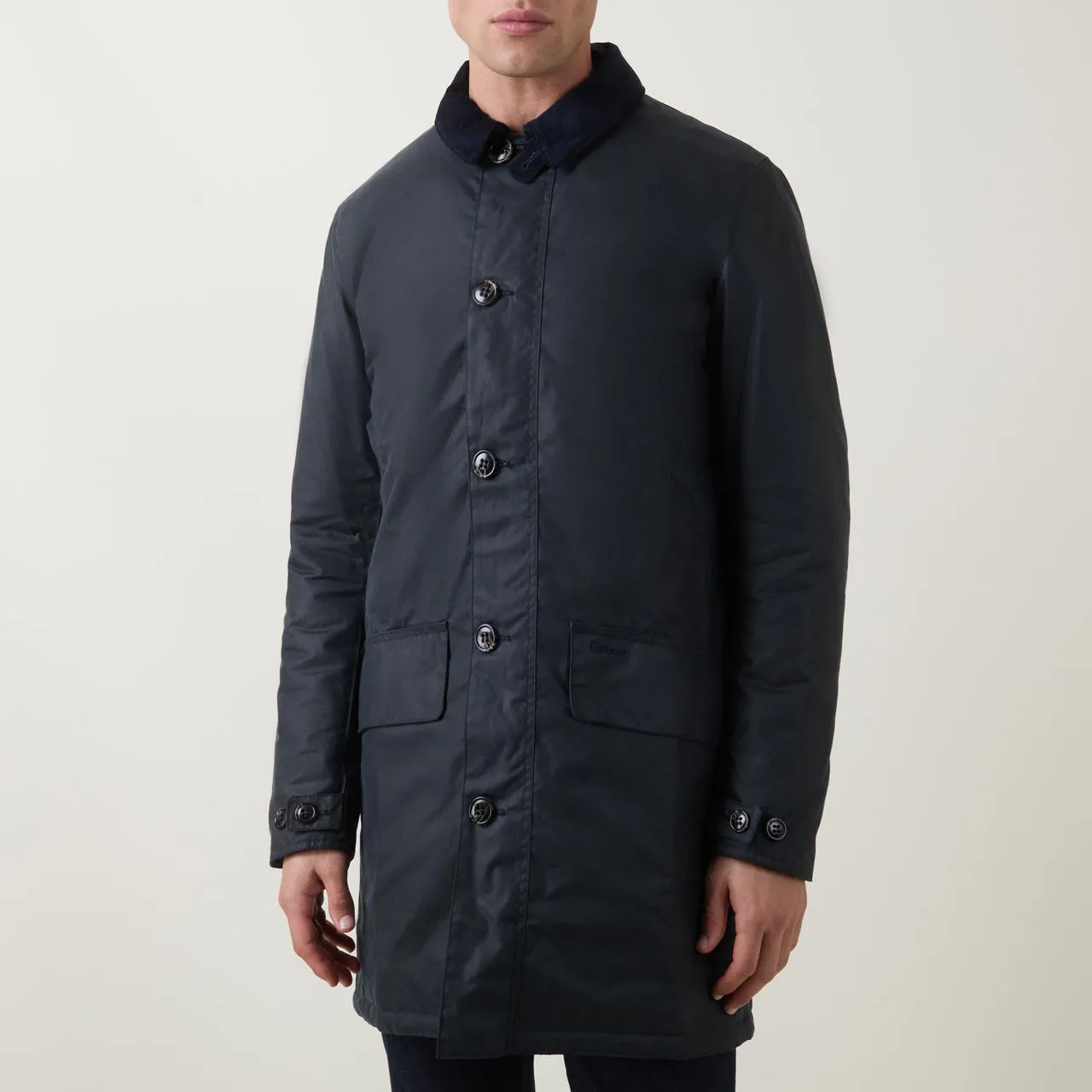 BARBOUR Casual Utility Wax Jacket - Navy