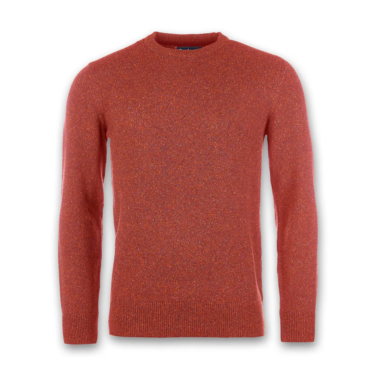 Barbour - Tisbury Crew Neck Sweater in Brick Red