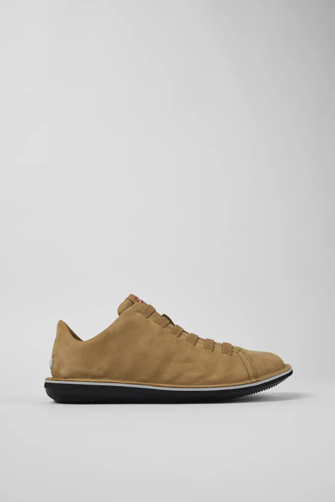 Beetle Brown Nubuck Low Sneaker for Men