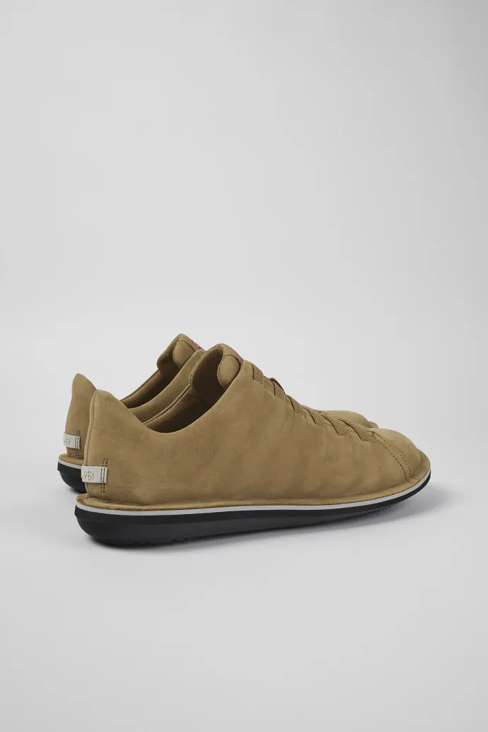 Beetle Brown Nubuck Low Sneaker for Men