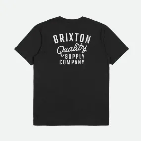 BRIXTON Hubal Tailored T-shirt - Black