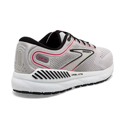 Brooks Women’s Ariel GTS 23 Athletic Shoes-Black/Grey/Pink