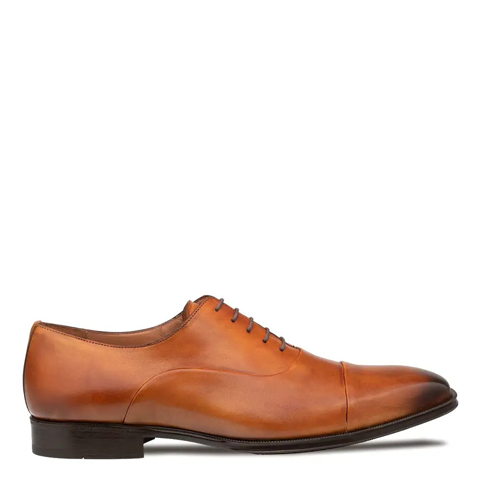 Cap Toe Rubber Sole Oxford