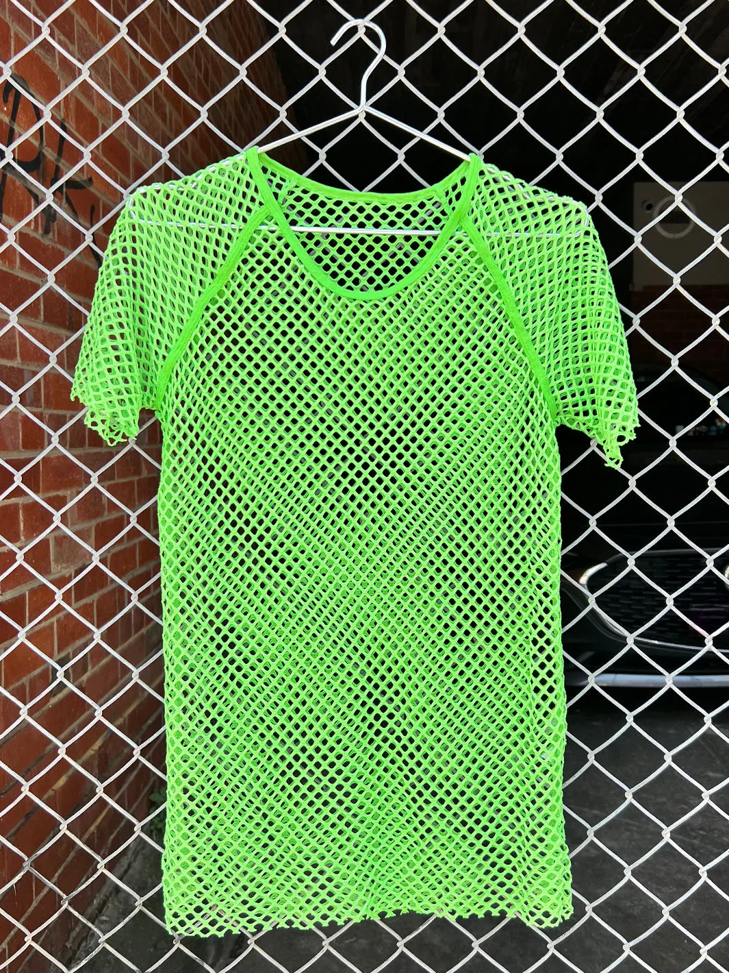 CAPTURE MESH TEE - GREEN