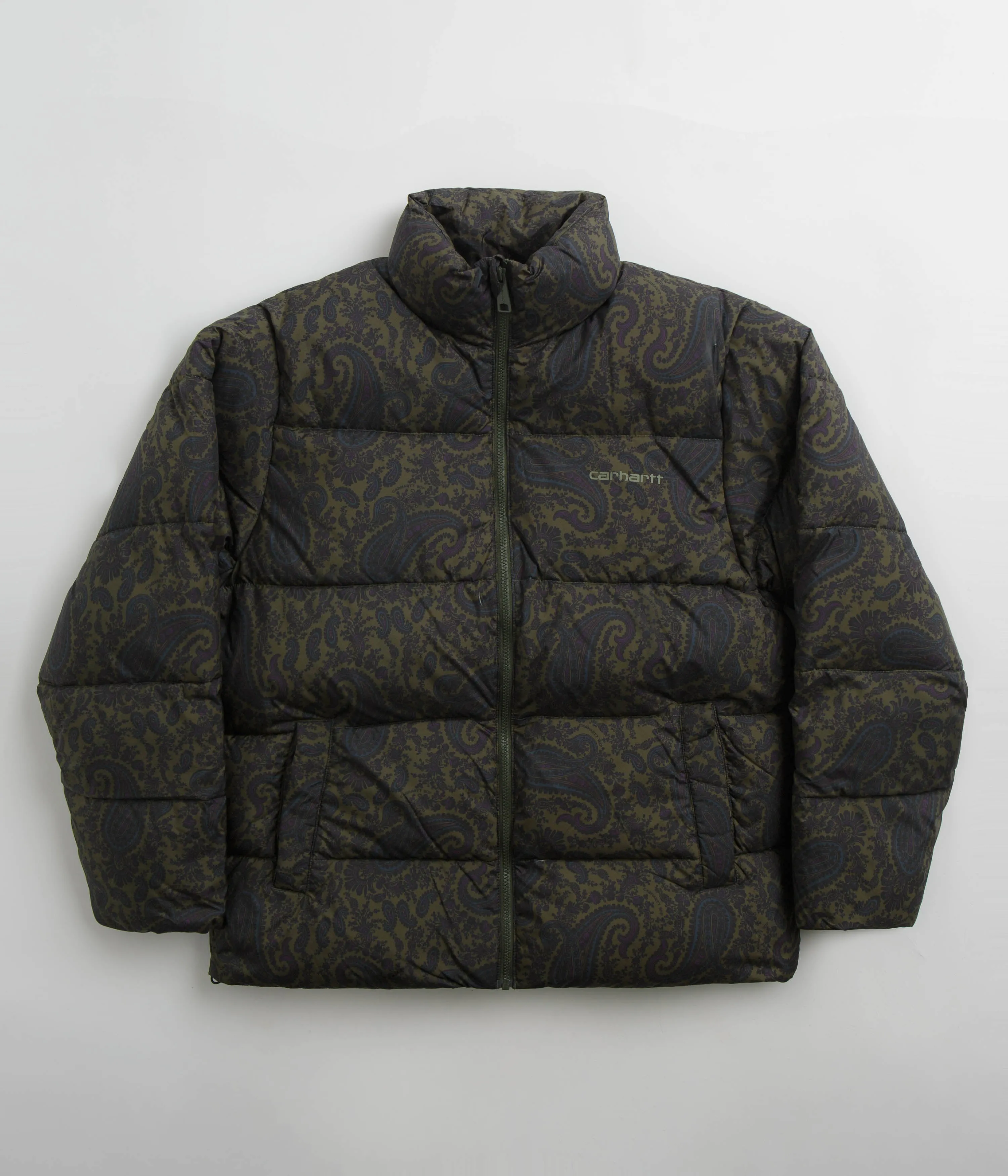 Carhartt Springfield Jacket - Paisley Print / Plant / Black