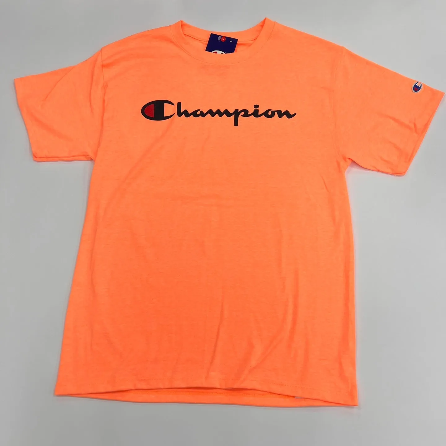 Champion Neon Orange Short Sleeve T-Shirt