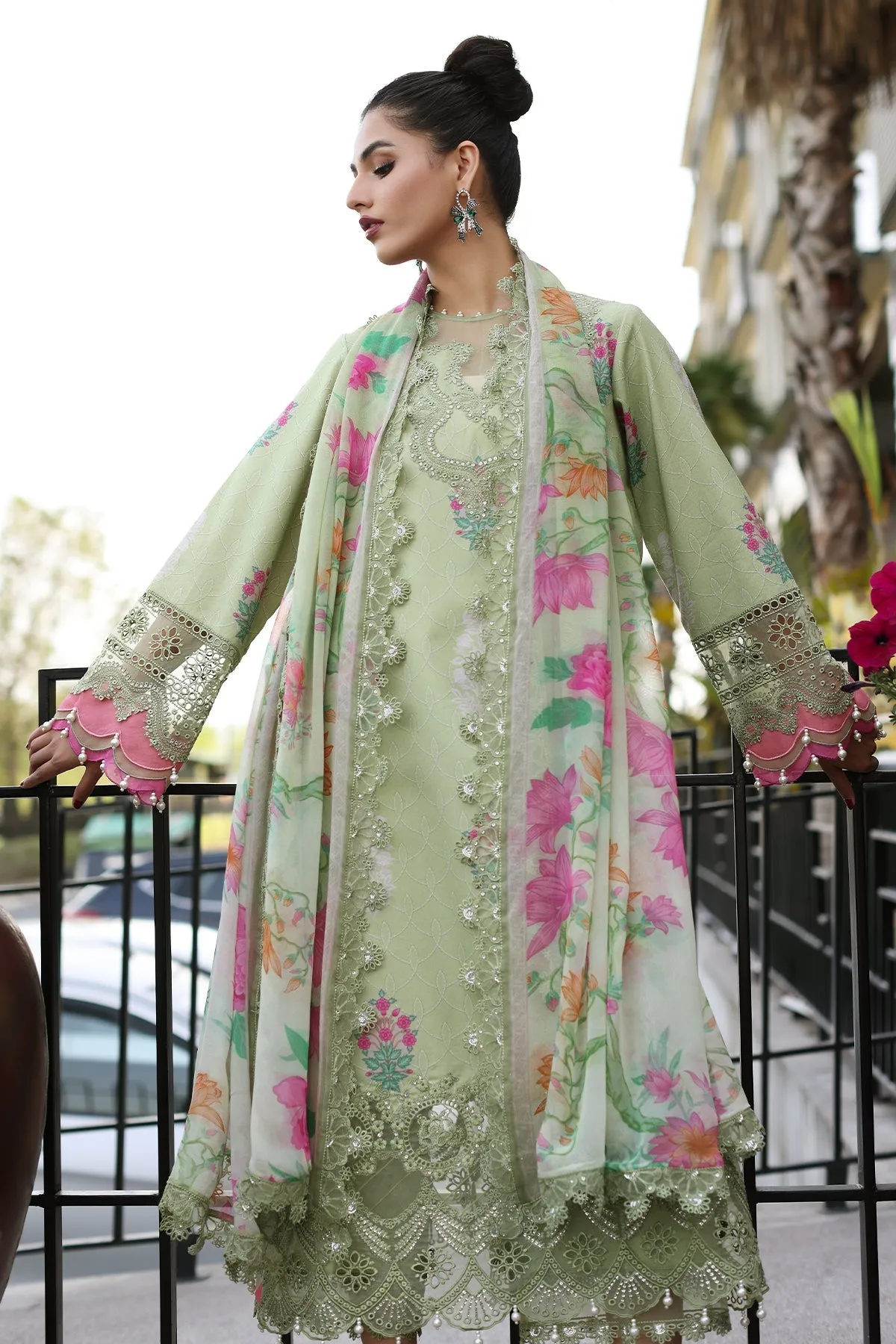 Charizma Rang-e-Bahar Embroidered Lawn Unstitched 3Pc Suit CRB4-12