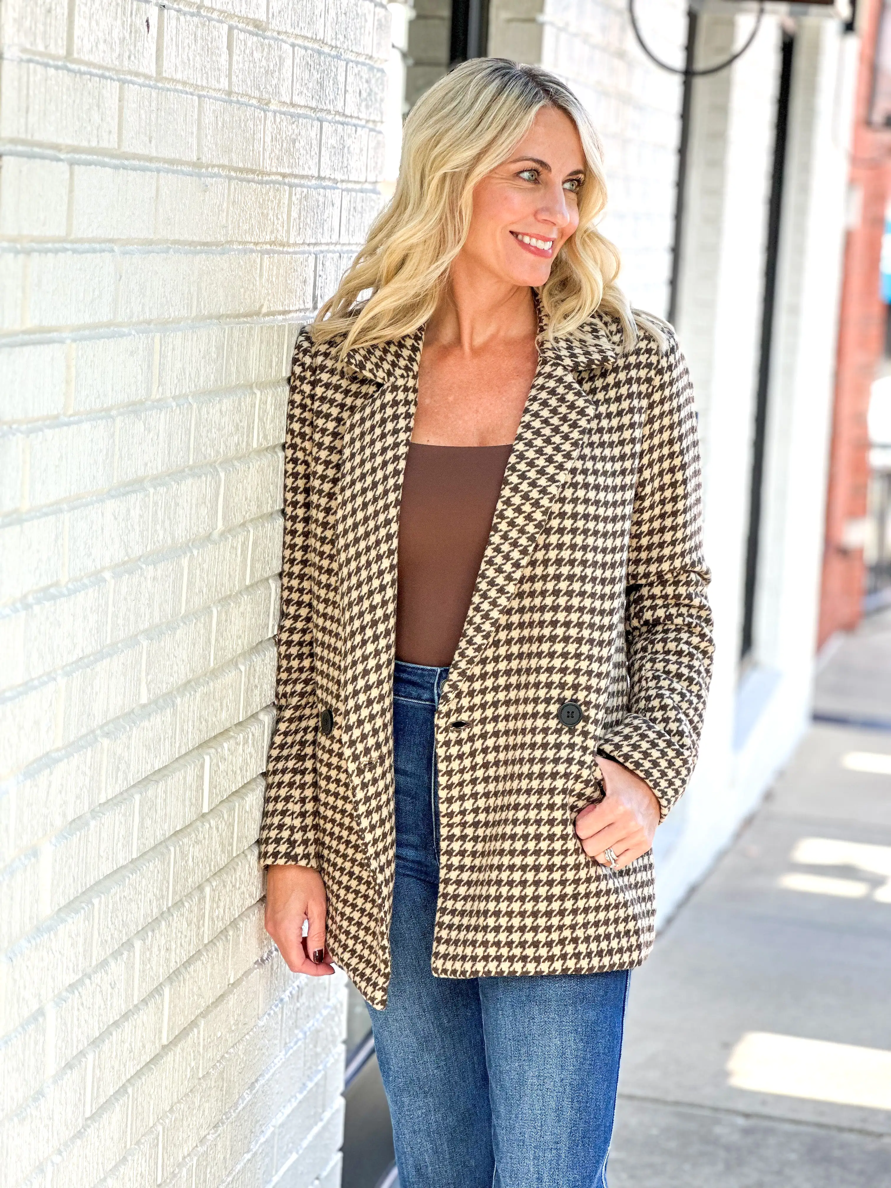 Core Houndstooth Jacket