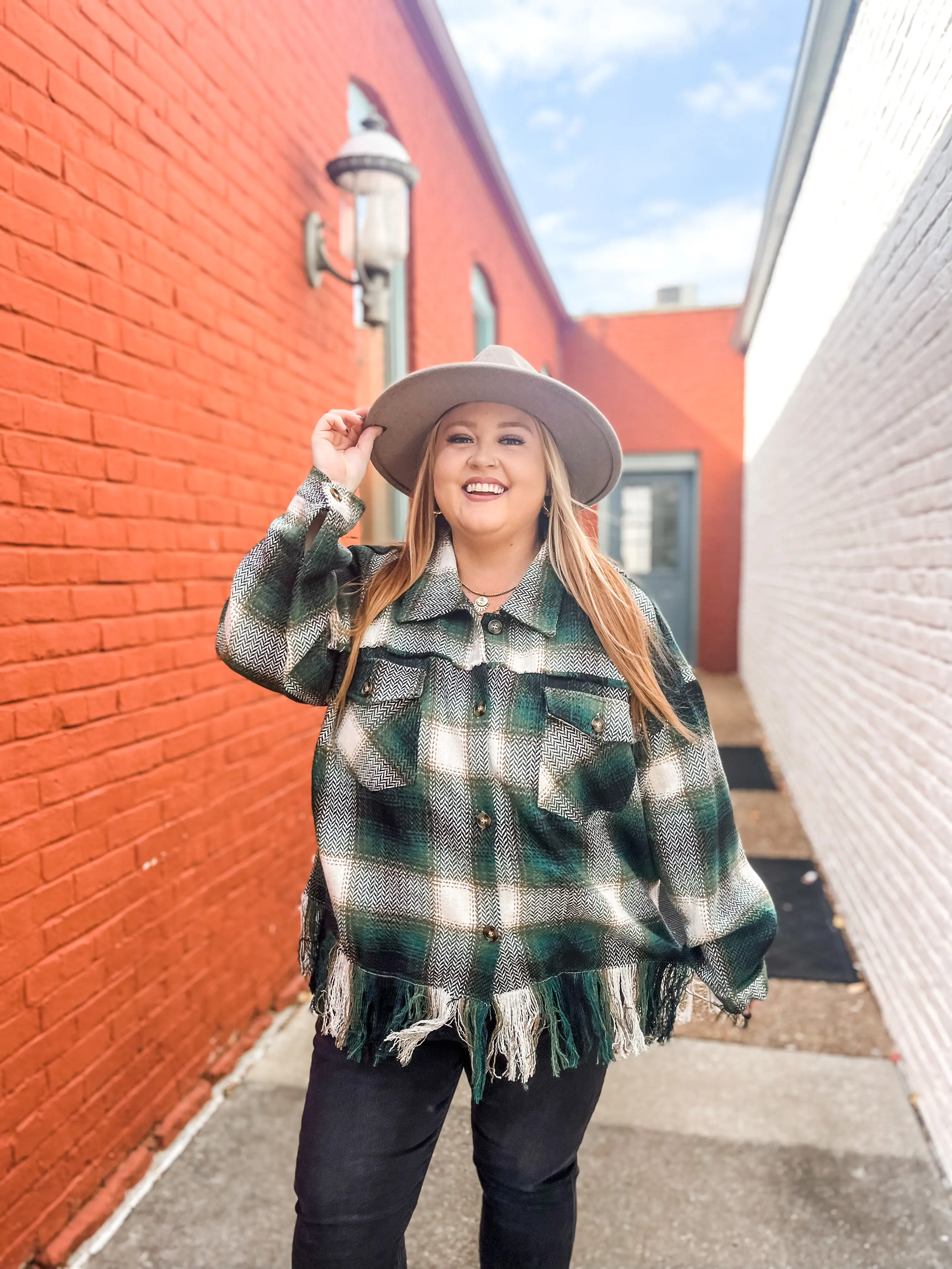 Country Cowgirl Fringe Jacket PLUS