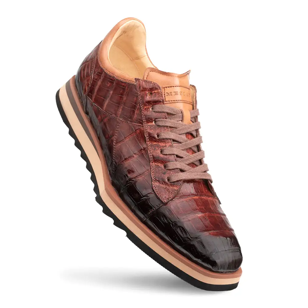 Crocodile Grid Sole Sport Oxford