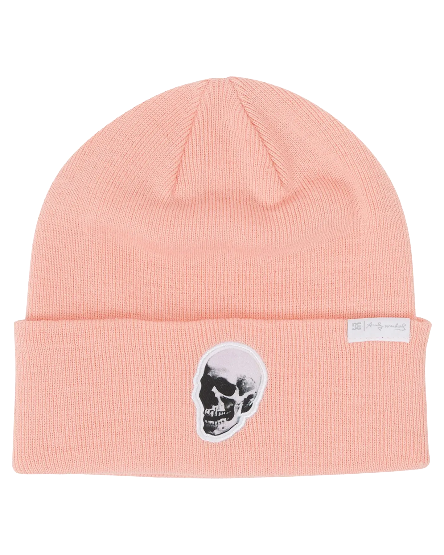 DC X Andy Warhol Label Beanie - Shell Pink