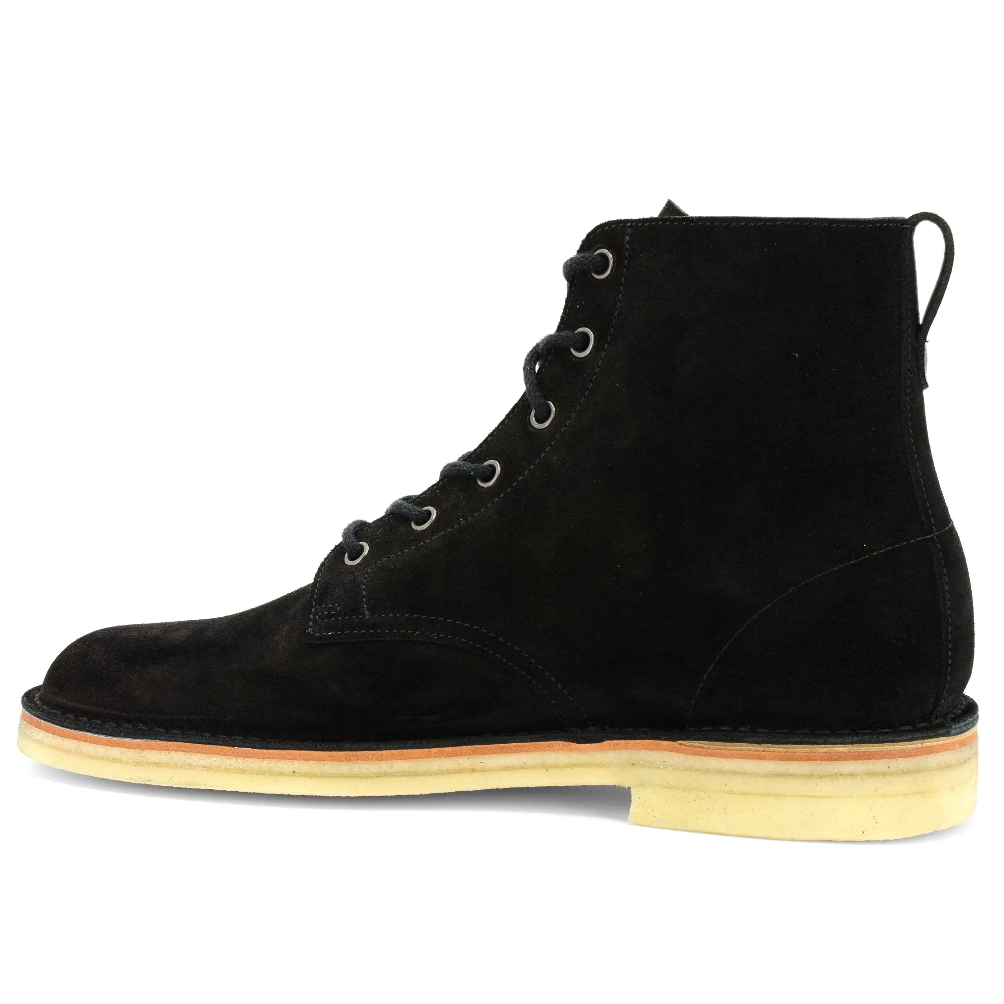 Desert Hi-Top Black Suede