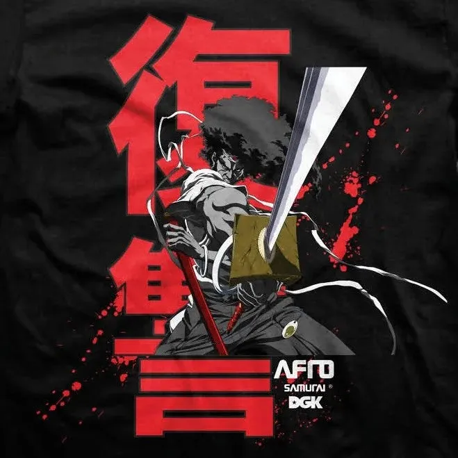 DGK X AFRO SAMURAI Afro Graphic T-shirt