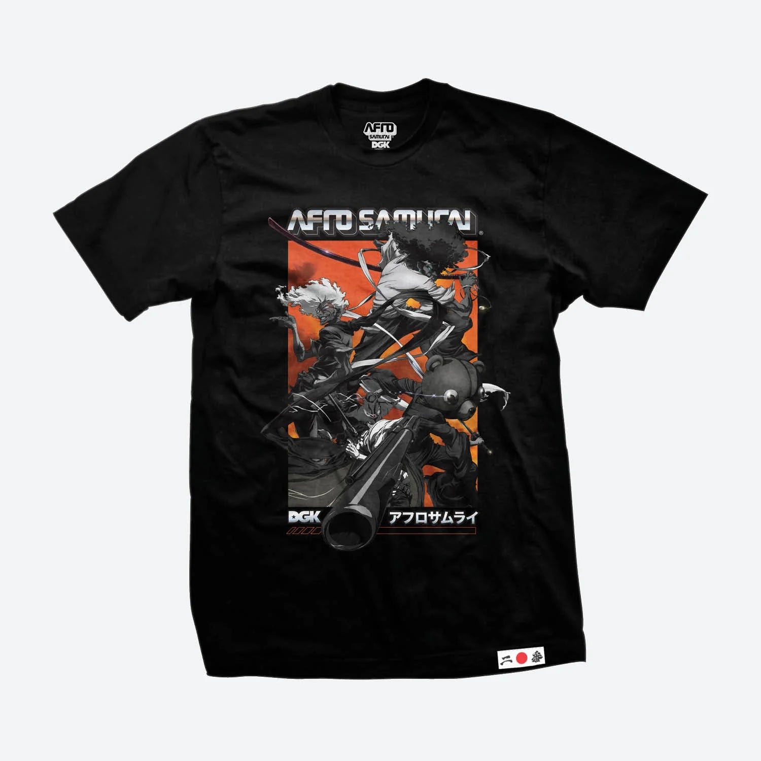 DGK X AFRO SAMURAI Collage Graphic T-shirt