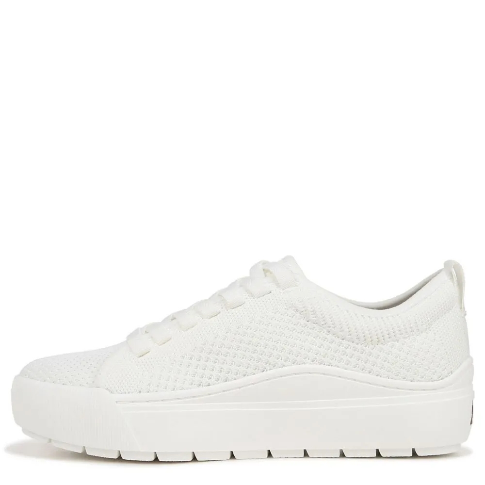 DR. SCHOLL'S  WOMENS TIME OFF KNIT LACE SNEAKER