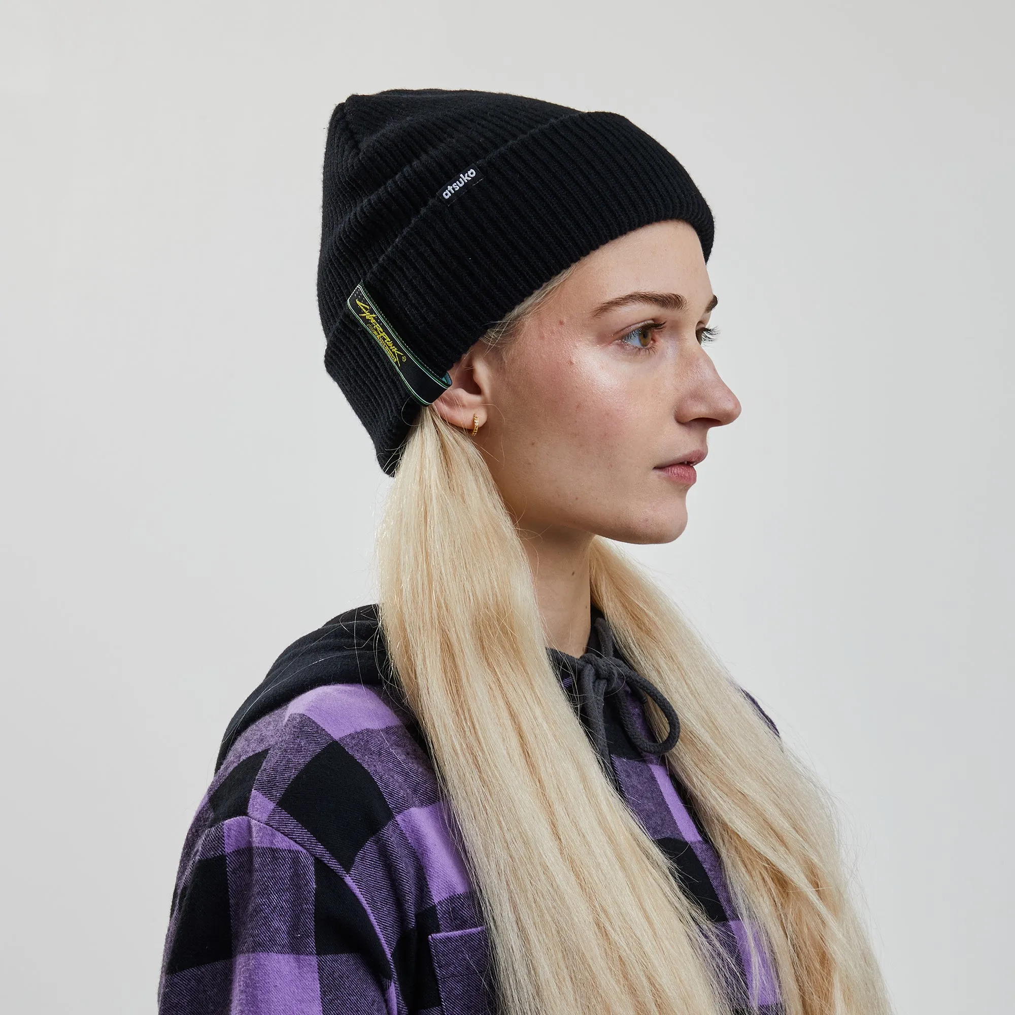 Edgerunner Black Beanie