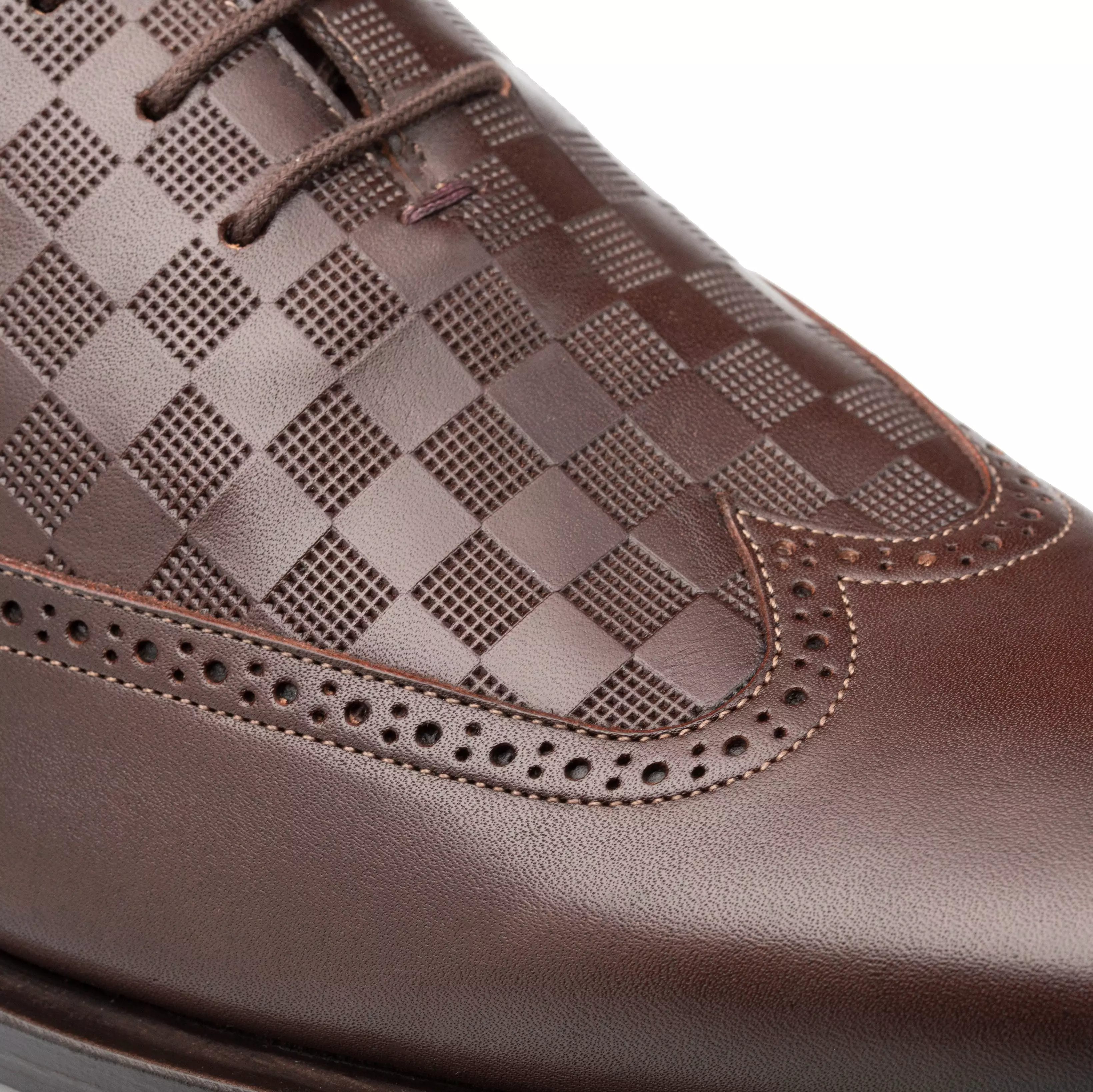 Embossed Calf Wingtip Oxford