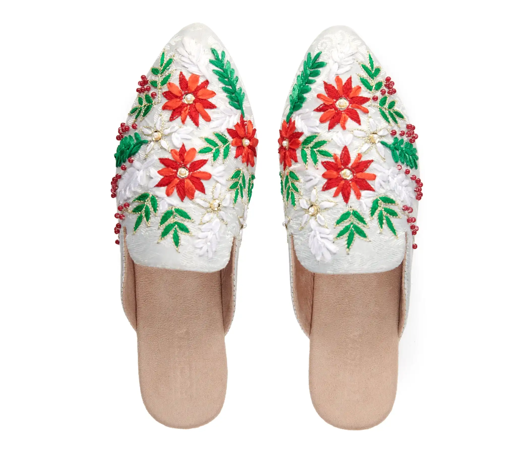 Festive Snowflake Mules