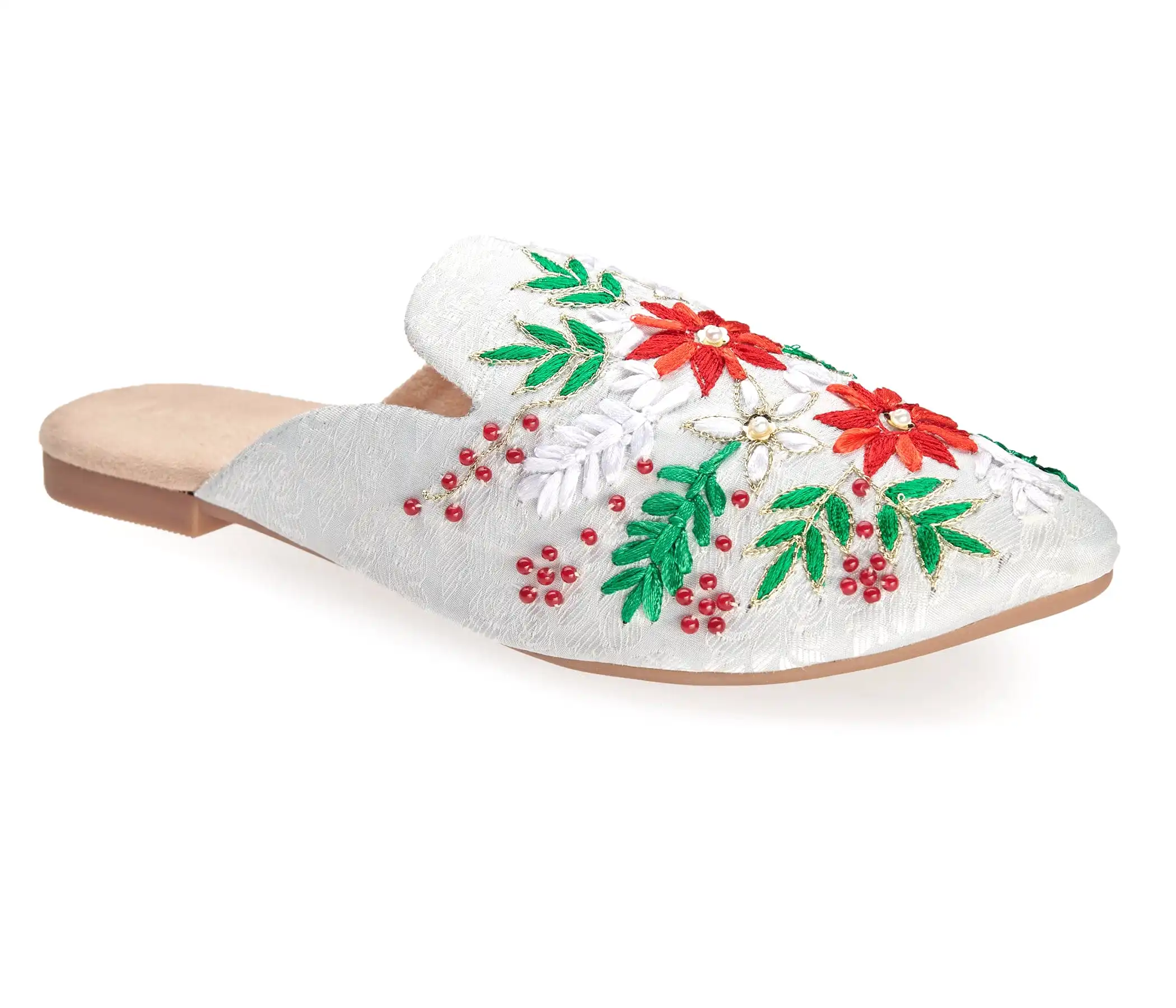 Festive Snowflake Mules