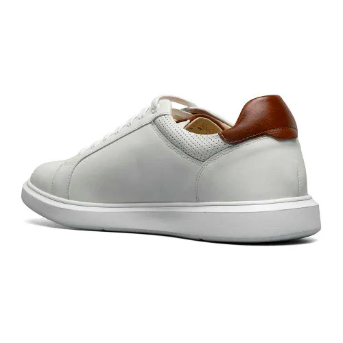 Florsheim Social Lace Toe Sneaker in White