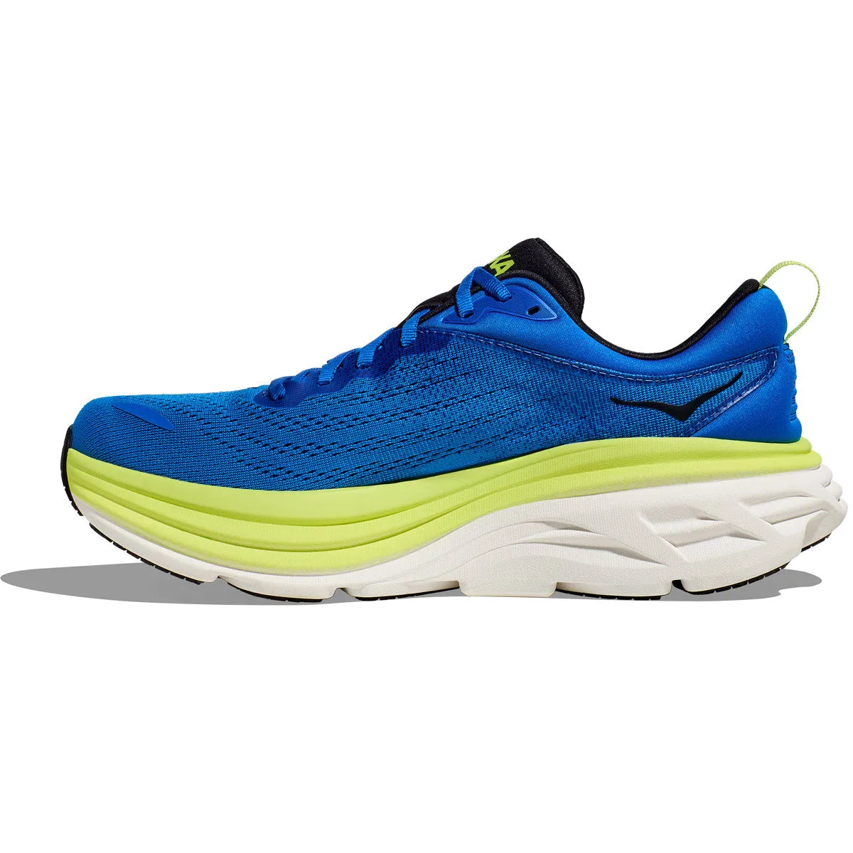 Hoka One One Bondi 8 Running Shoes - Mens - Electric Cobalt/Lettuce