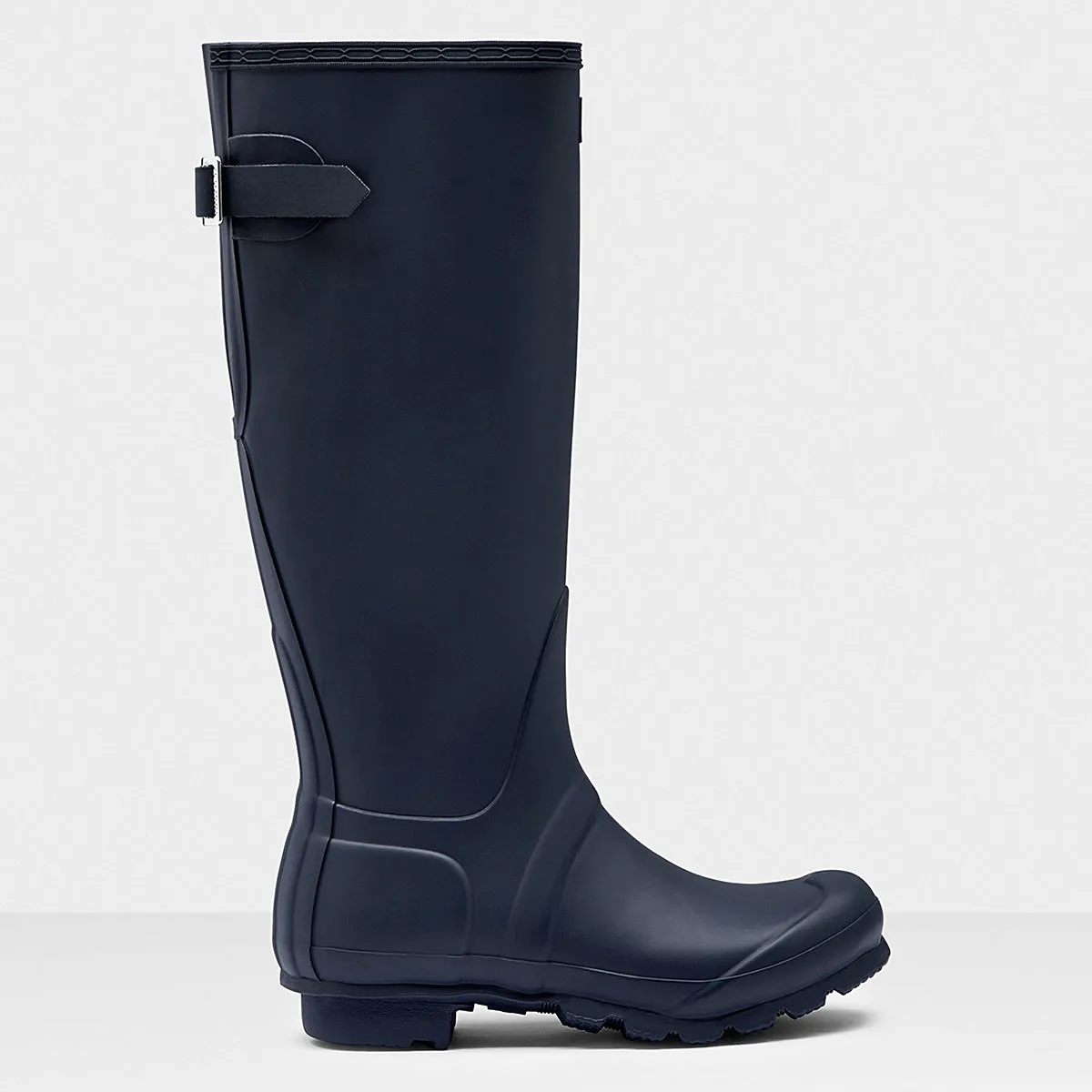 Hunter Women's Original Tall Back Adjustable Wellington Boots in Navy