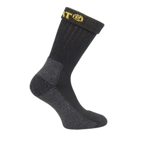 Industrial Work Sock 2 Pack  Black