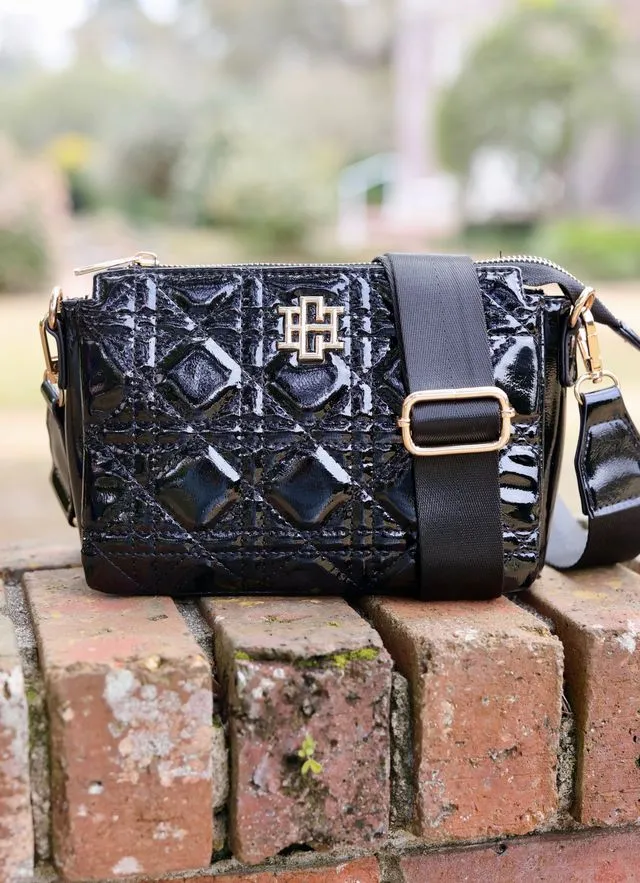 Jace Crossbody Black Patent LQ