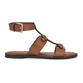 Jouise Ankle Strap Flat Sandals