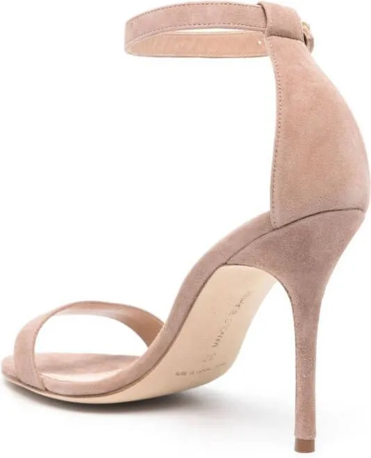 Manolo Blahnik Chaos 110mm open-toe sandals Neutrals