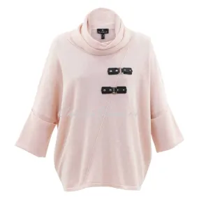 Marble Buckle Sweater - Style 6374-120 (Pale Pink)