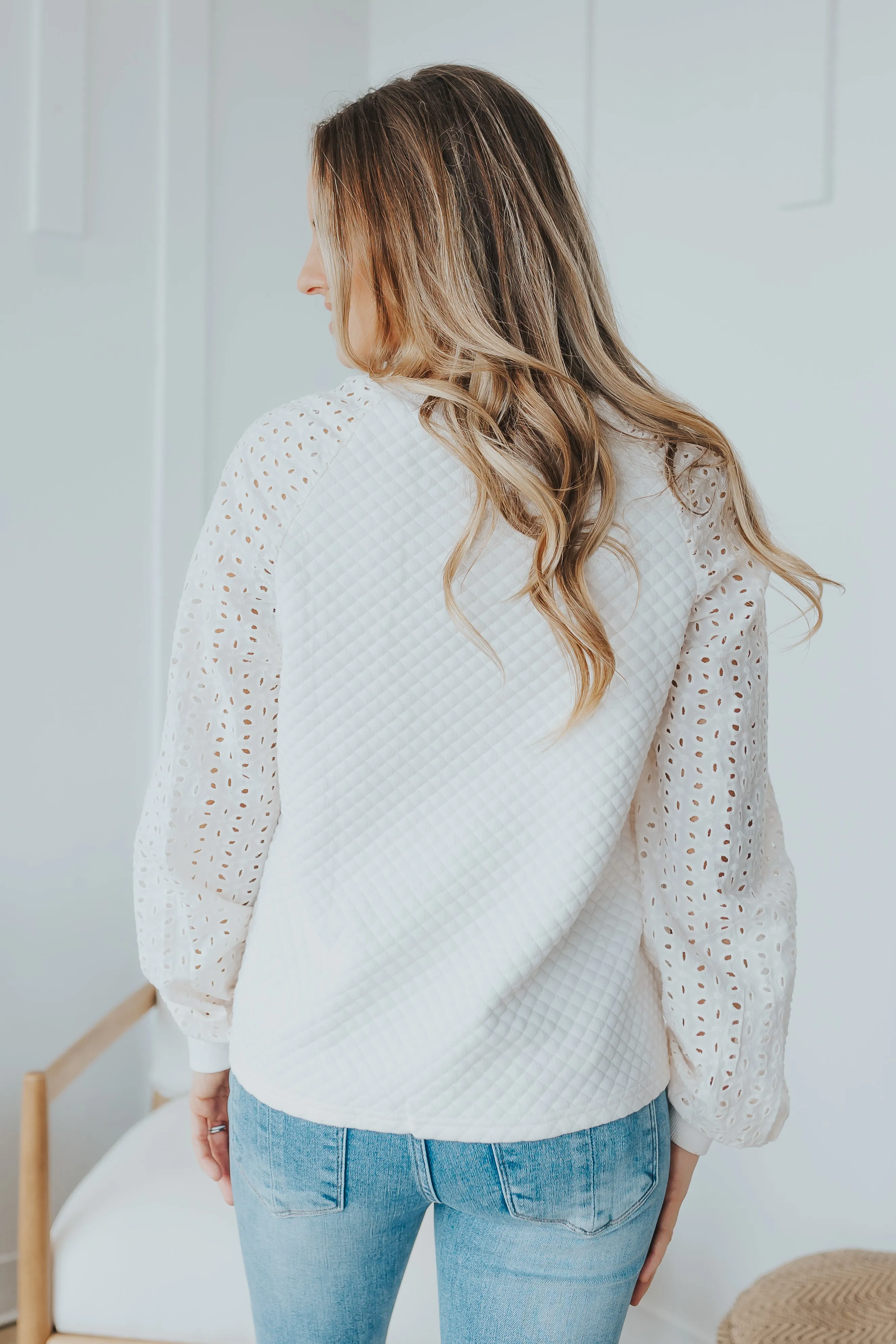 Marie Eyelet Top