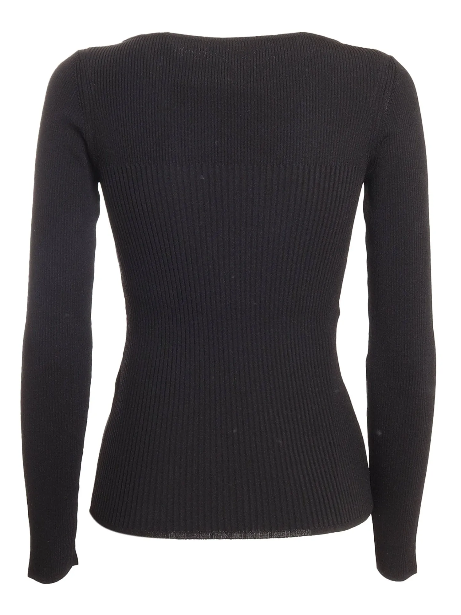 Max Mara Studio Long-Sleeved Boat-Neck Sweater