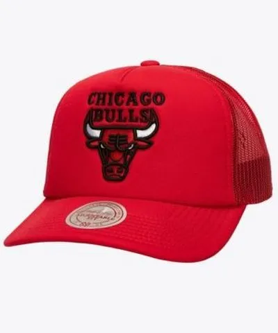 Mitchell & Ness Men's NBA Chicago Bulls Core Evergreen OTC Trucker Adjustable Hat