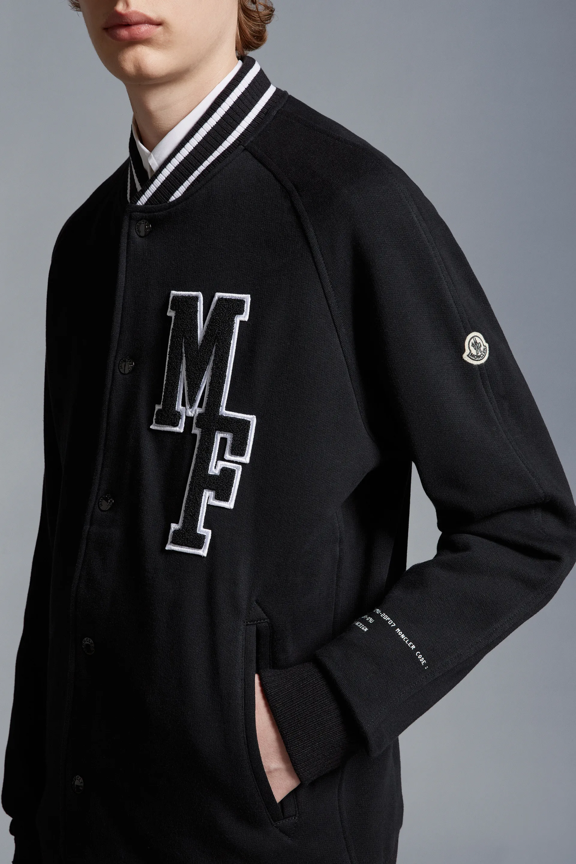 MONCLER  |Varsity Fleece Cardigan