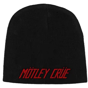 Motley Crue Red Logo Beanie