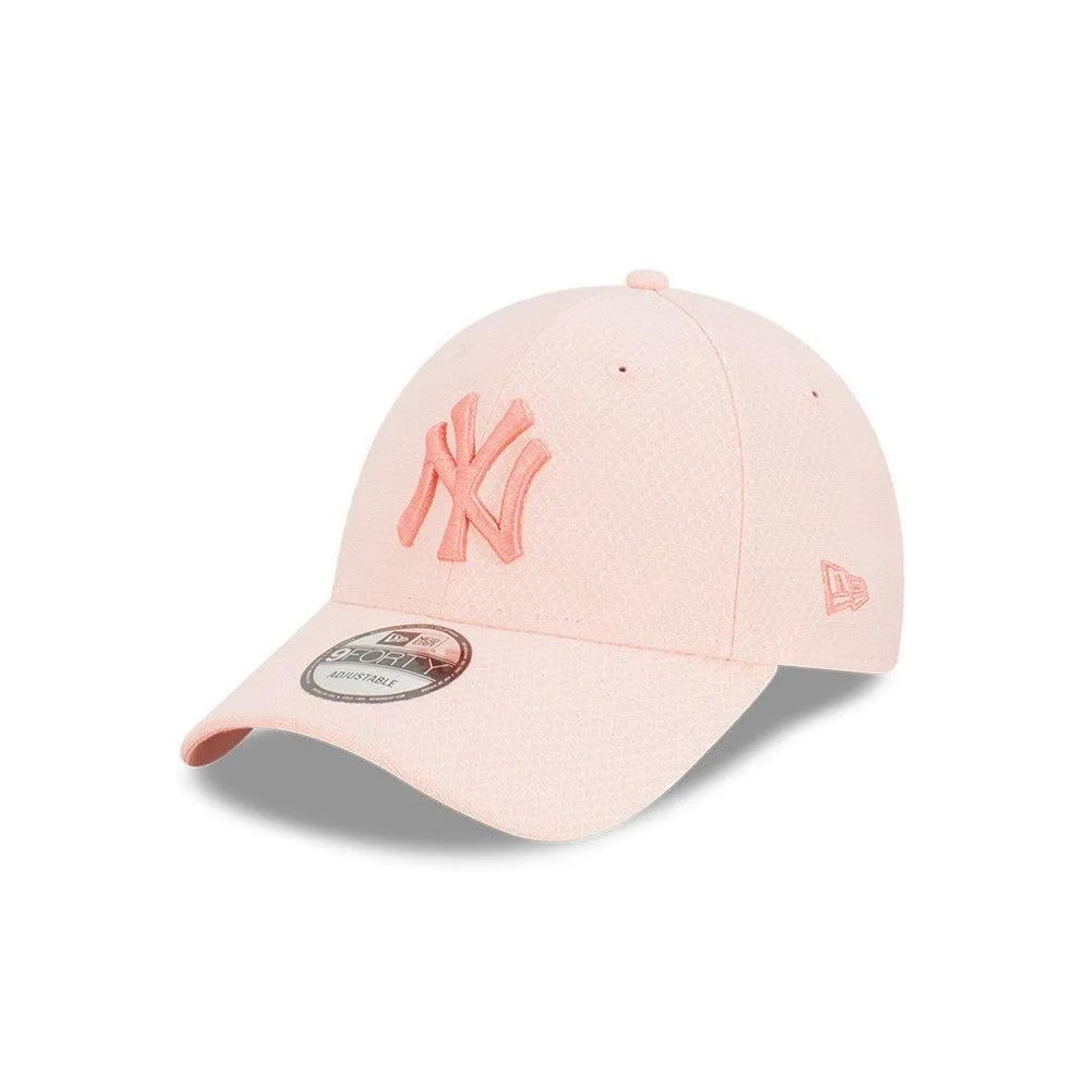 NEW ERA WOMEN'S 9FORTY NEW YORK YANKEES HEX PINK HAT