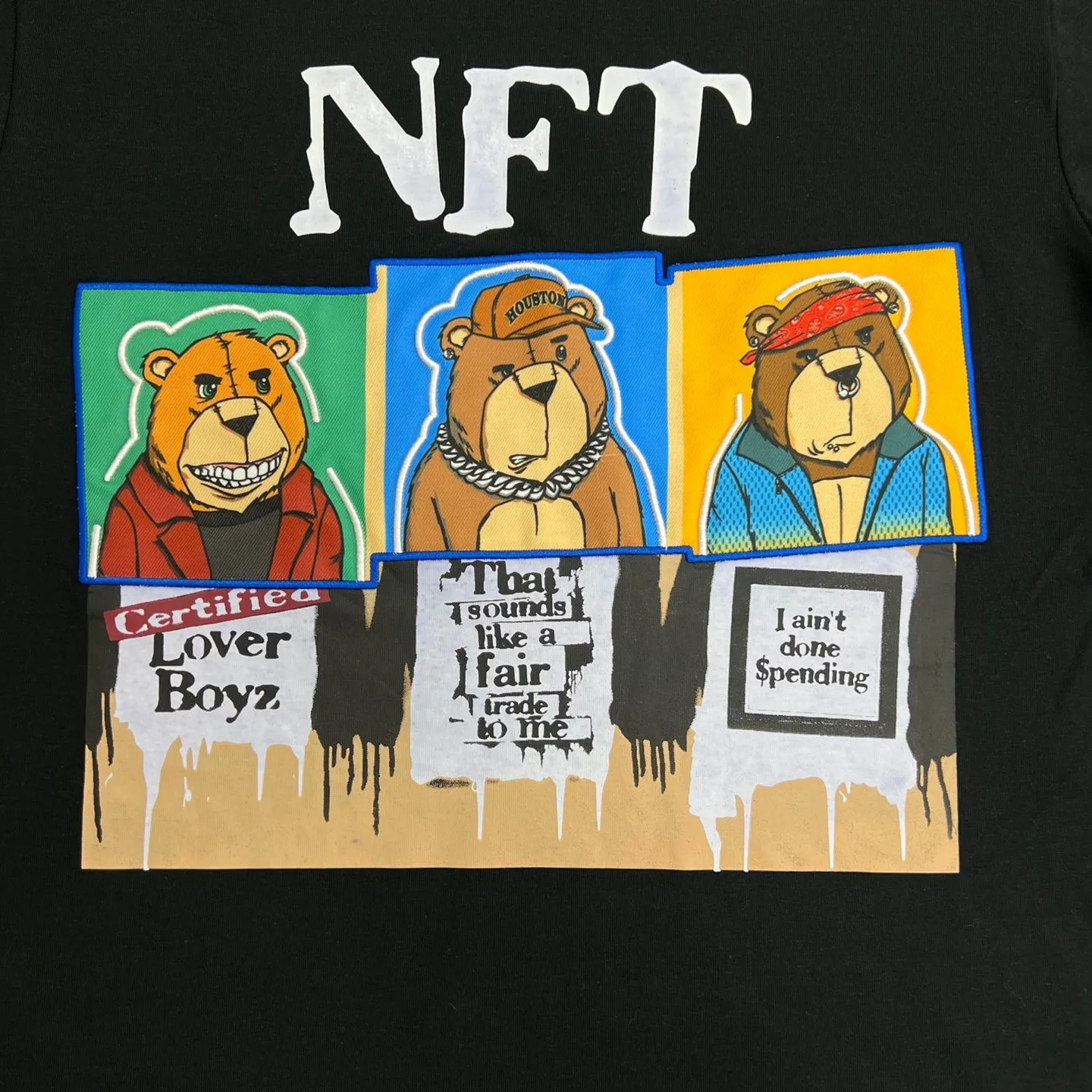 NFT Bear Graphic T-Shirt