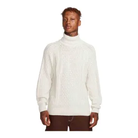 Nike Life Men's Cable Knit Turtleneck Sweater - Clothing