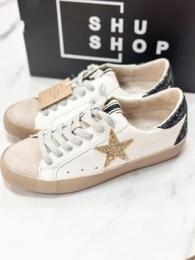 PAMMIE SHUSHOP SNEAKER-WHITE/BLACK/GOLD