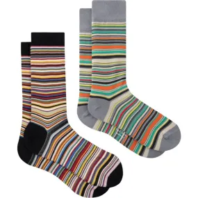 Paul Smith 2 Pack Stripe Socks