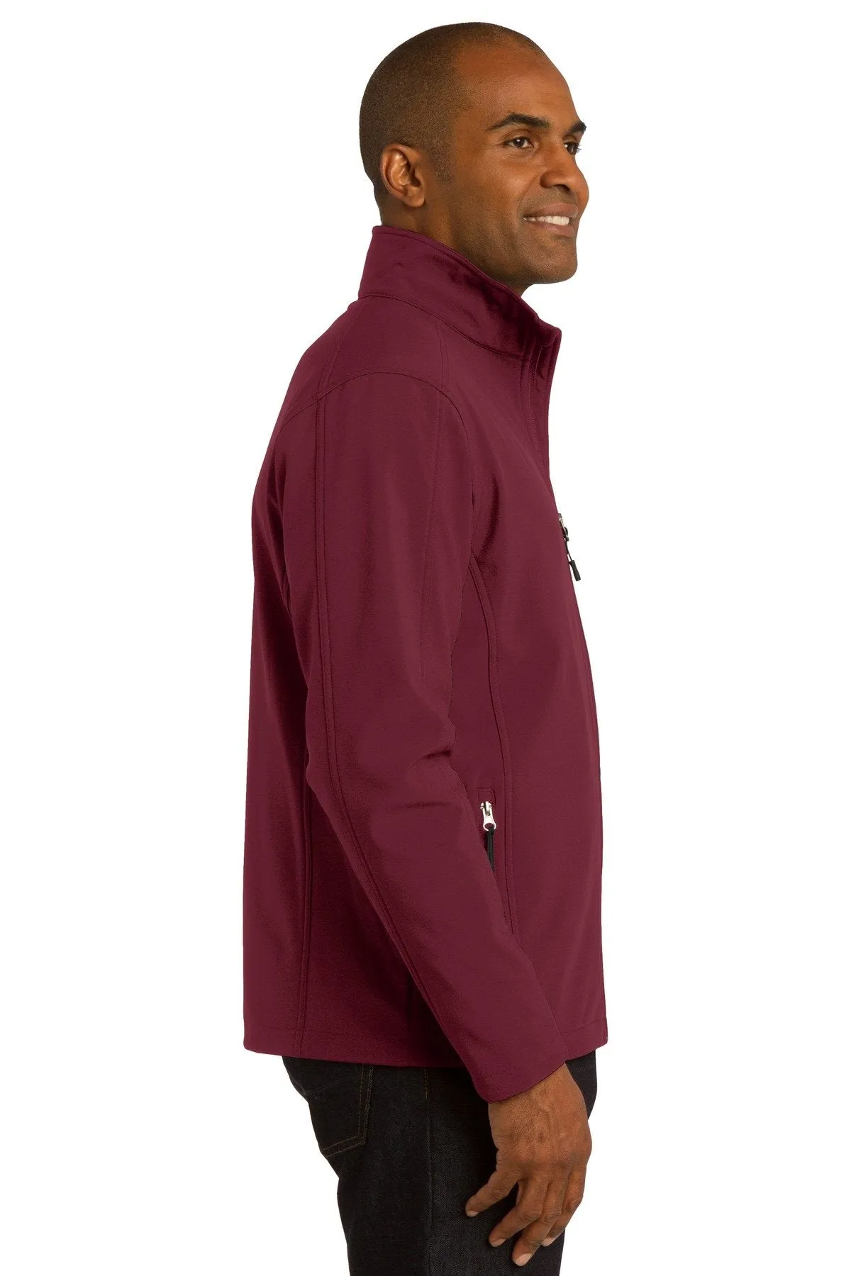 Port Authority Core Soft Shell Jacket J317 Maroon