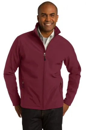 Port Authority Core Soft Shell Jacket J317 Maroon