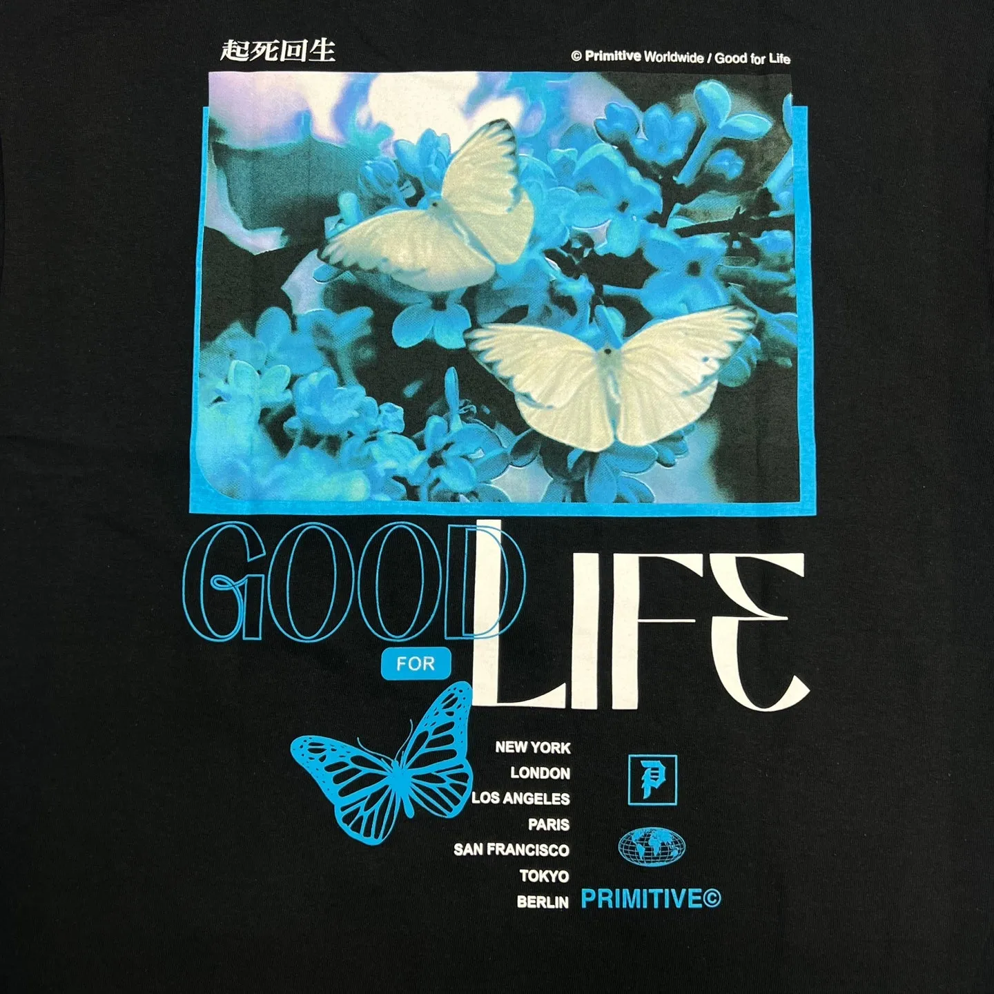 Primitive Good Life Butterfly Graphic T-Shirt