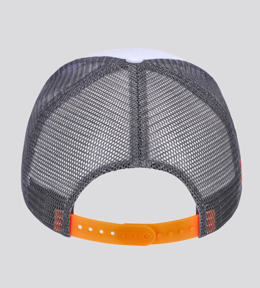 PRO TECH CAP WHITE | CHARCOAL | ORANGE